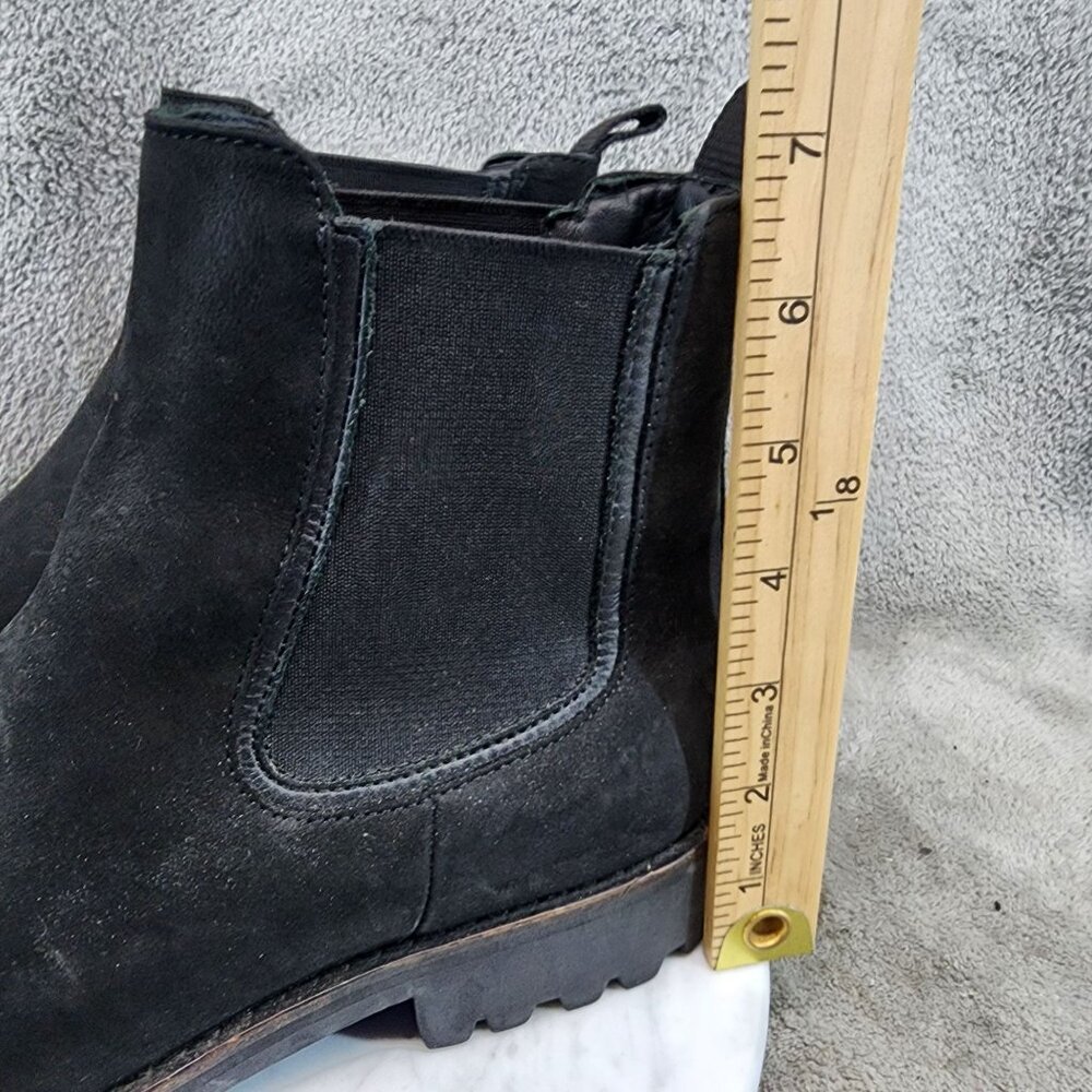 Thursday Shoes Womens Size 8 Everyday Black Leather Ankle Boots *Read* - Picture 2 of 13